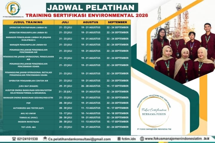 Dear Sahabat Fokus, "Butuh sertifikasi kompetensi yang diakui secara nasional? BNSP menawarkan pelatihan dan ujian sertifikasi yang dirancang untuk meningkatkan keahlianmu. Segera cek jadwal terbaru dan ambil langkah pertama menuju karier yang lebih cerah!"...... Hayu buruan Hub MinFok dapatkan harga terbaik
