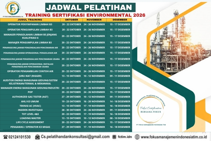 Dear Sahabat Fokus, "Butuh sertifikasi kompetensi yang diakui secara nasional? BNSP menawarkan pelatihan dan ujian sertifikasi yang dirancang untuk meningkatkan keahlianmu. Segera cek jadwal terbaru dan ambil langkah pertama menuju karier yang lebih cerah!"...... Hayu buruan Hub MinFok dapatkan harga terbaik